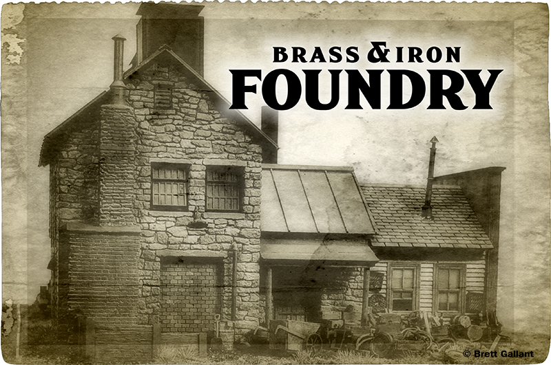 SierraWest Scale Models HO Scale Brass and Iron Foundry